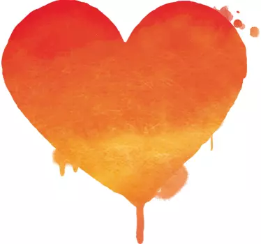 Graffiti Herz Wandtattoo für Zuhause - TenStickers