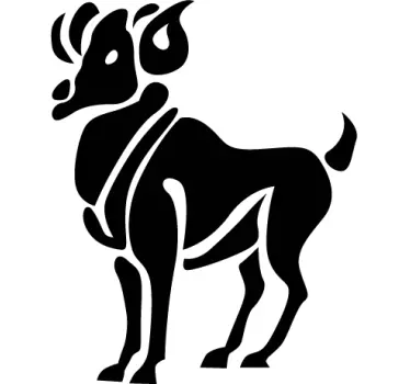 Horoskop Widder Aufkleber - TenStickers