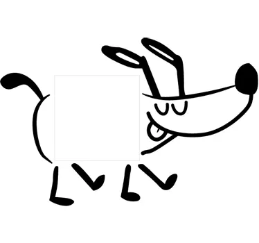 Hund Lichtschalter Aufkleber - TenStickers