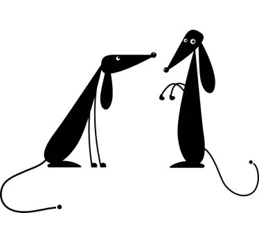 Hunde Aufkleber - TenStickers
