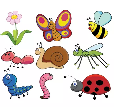 Insekten Kinder Aufkleber - TenStickers