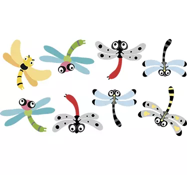 Insekten Sticker Libellen - TenStickers