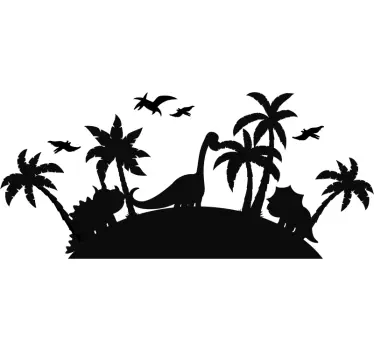 Jurassic parc wandtattoo - TenStickers