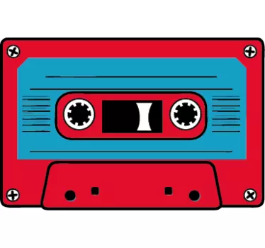 Kassette Aufkleber - TenStickers