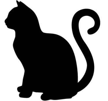 Katze Tafelfolie - TenStickers