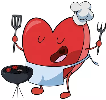 Wandtattoo Liebe zum Kochen - TenStickers