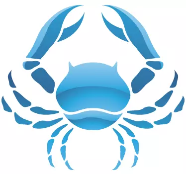 Krebs Horoskop Aufkleber - TenStickers