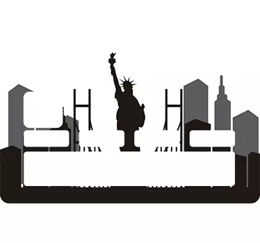 Kreditkartenaufkleber New York - TenStickers
