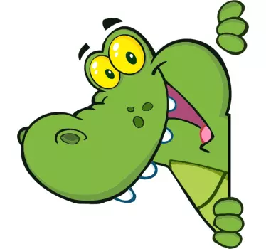 Wandtattoo Krokodil - TenStickers