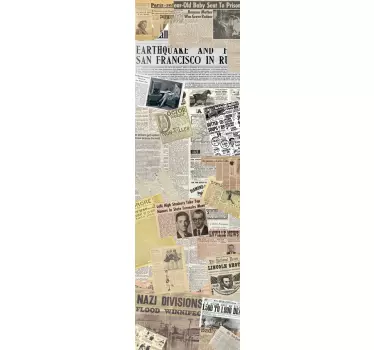Kühlschrank Aufkleber Zeitungsartikel - TenStickers