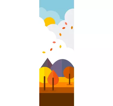 Kühlschrank Folie wald - TenStickers