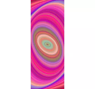 Kühlschrank Folie bunte Spirale - TenStickers