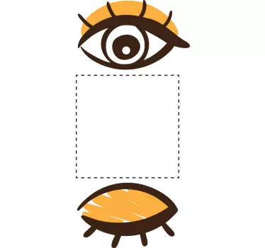 Lichtschalter Aufkleber augenmotivschalter - TenStickers