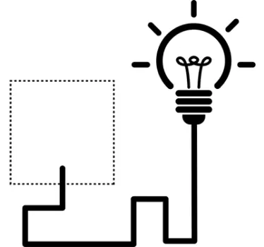 Lichtschalter Aufkleber Glühbirne - TenStickers