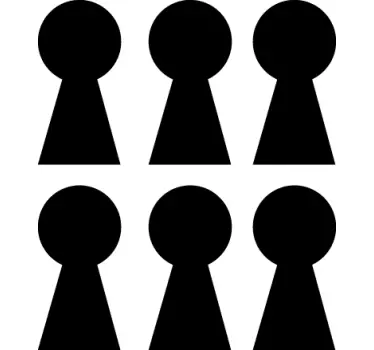 Lichtschalter Aufkleber Schlüsselloch - TenStickers