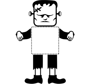 Lichtschalter Sticker Frankenstein - TenStickers