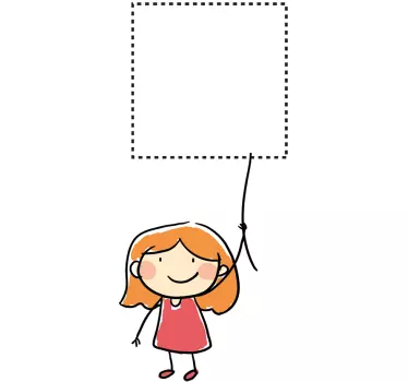 Lichtschalter Sticker kleines Mädchen - TenStickers