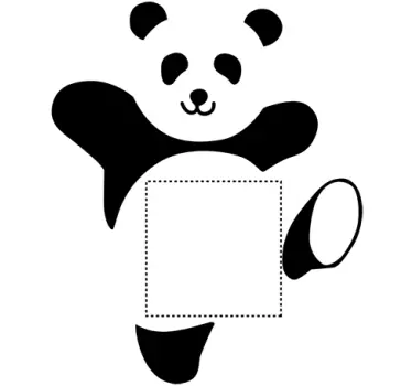 Lichtschalter Sticker Panda - TenStickers