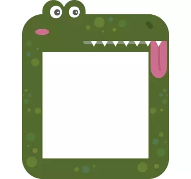 Lichtschalteraufkleber tanzendes Krokodil - TenStickers