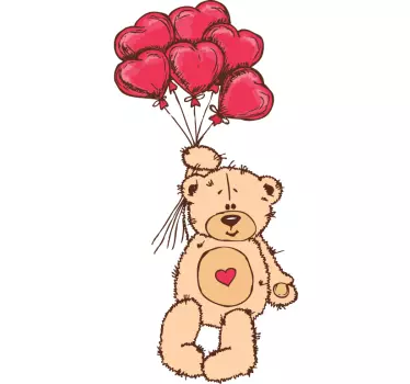 Lieber Teddy Aufkleber - TenStickers