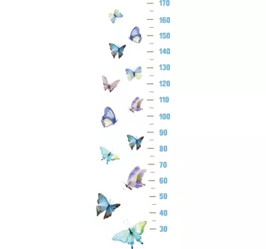 Messlatte Kind Schmetterling - TenStickers