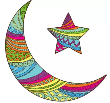 muslimische Symbole Sticker - TenStickers