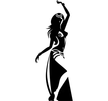 Orientalischer Tanz Aufkleber - TenStickers