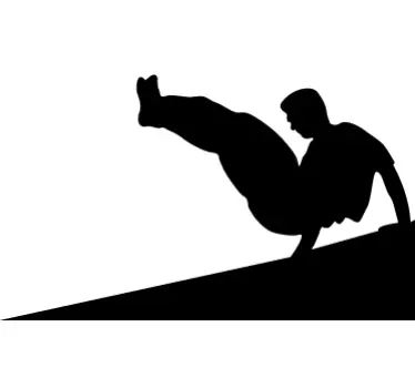 Parkour Aufkleber - TenStickers