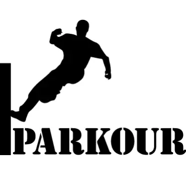 Parkour Wandtattoo - TenStickers