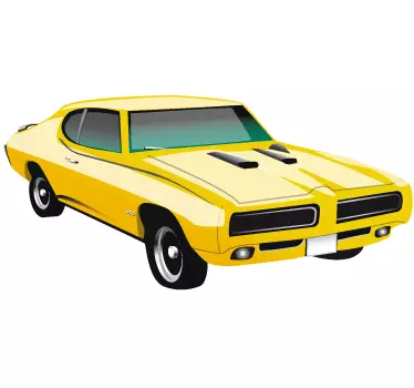 Pontiac GTO 1970 Sticker - TenStickers