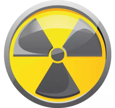Radioaktiv Aufkleber - TenStickers