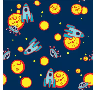Raketen Aufkleber Kinder - TenStickers