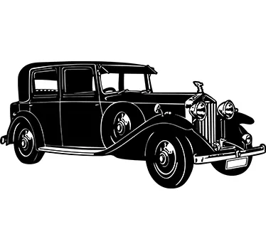 Rolls Royce Wandtattoo - TenStickers