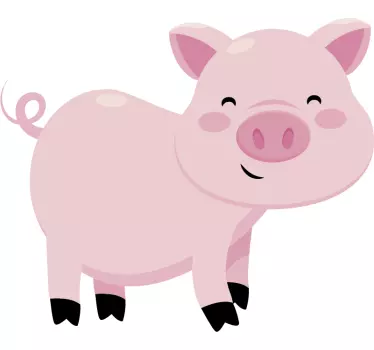Schweinchen Aufkleber - TenStickers