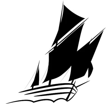 Segelschiff Aufkleber - TenStickers
