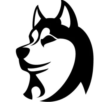 Sibirischer Husky Aufkleber - TenStickers