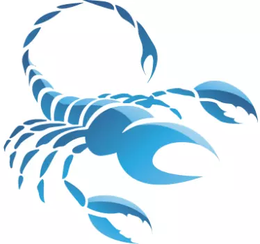 Skorpion Horoskop Aufkleber - TenStickers