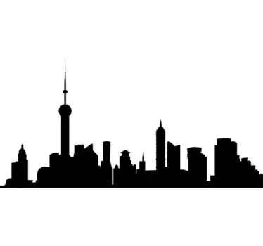 Skyline Aufkleber - TenStickers