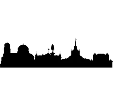 Skyline Sofia Wandtattoo - TenStickers