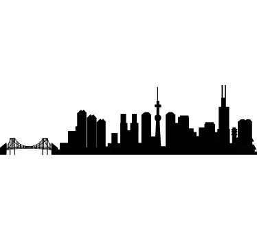 Skyline Tokio Aufkleber - TenStickers