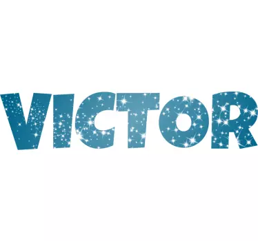 Sternenhimmel personalisierbares Wandtattoo - TenStickers