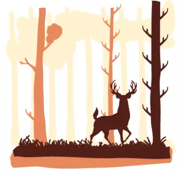 Sticker Hirsch - TenStickers