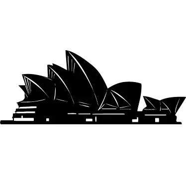 Sydney Opera Aufkleber - TenStickers
