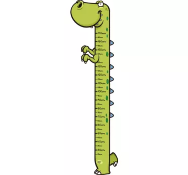 T-Rex Dinosaurier Messlatte Wandaufkleber - TenStickers