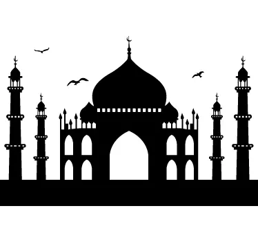 Taj Mahal Aufkleber - TenStickers