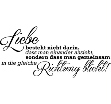 Text Sticker Liebe - TenStickers