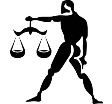 Waage Horoskop Aufkleber - TenStickers