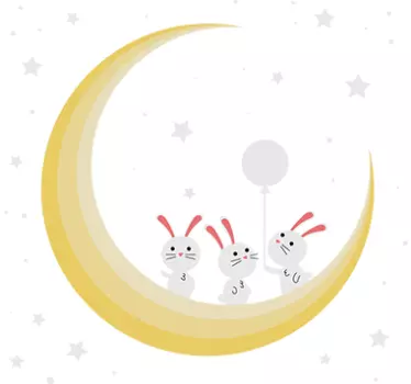 Wandaufkleber Zeichnung Sterne Babyzimmer - TenStickers