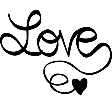 Wandsticker Love - TenStickers