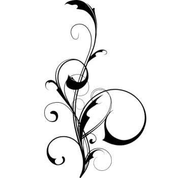Wandtattoo abstraktes Ornament - TenStickers